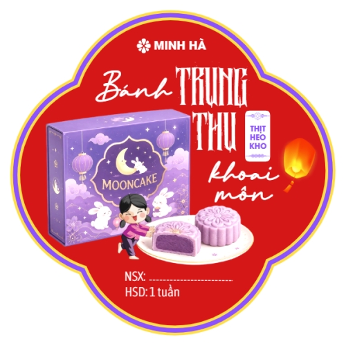 Bánh trung thu nhân khoai môn
