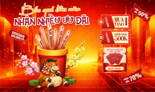 Bốc quẻ đầu năm nhận nhiều ưu đãi