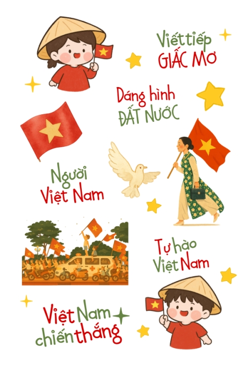 2/9, Quốc Khánh, lễ hội, Việt Nam, sự kiện, event, dễ thương, cute