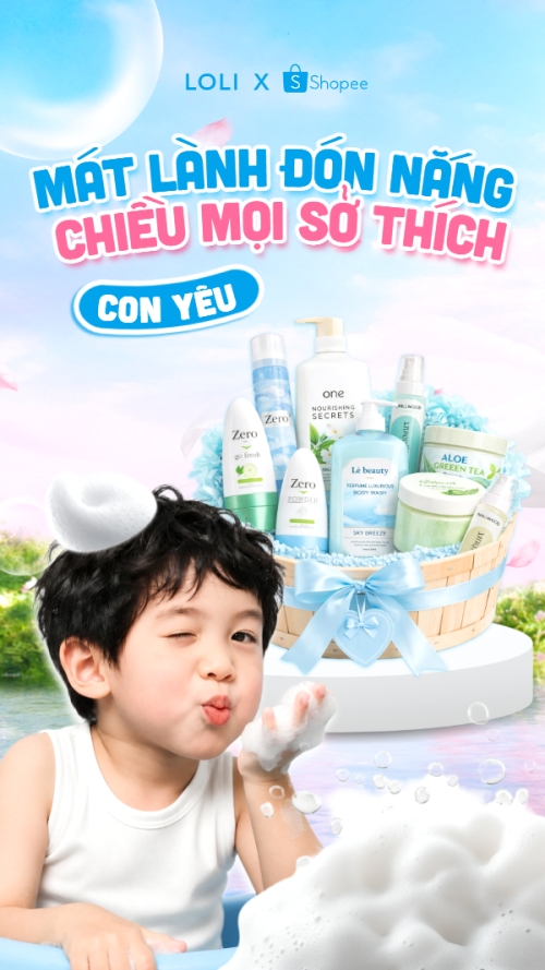 Mát lành đón nắng chiều mọi sở thích con yêu