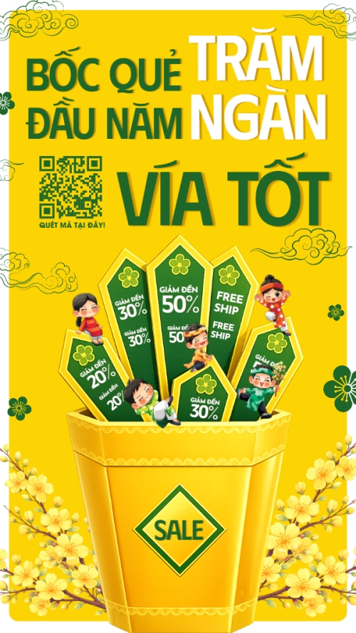 Bốc quẻ đầu năm trăm ngàn vía tốt