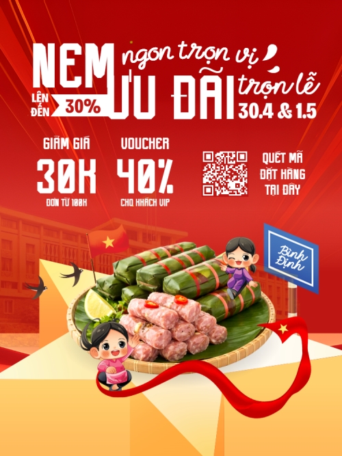 Nem ngon trọn vị ưu đãi trọn lễ