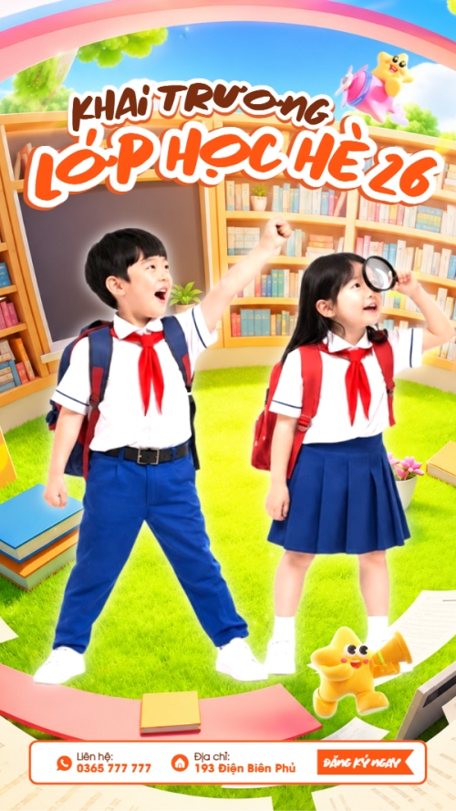 Khai trương lớp học hè 26