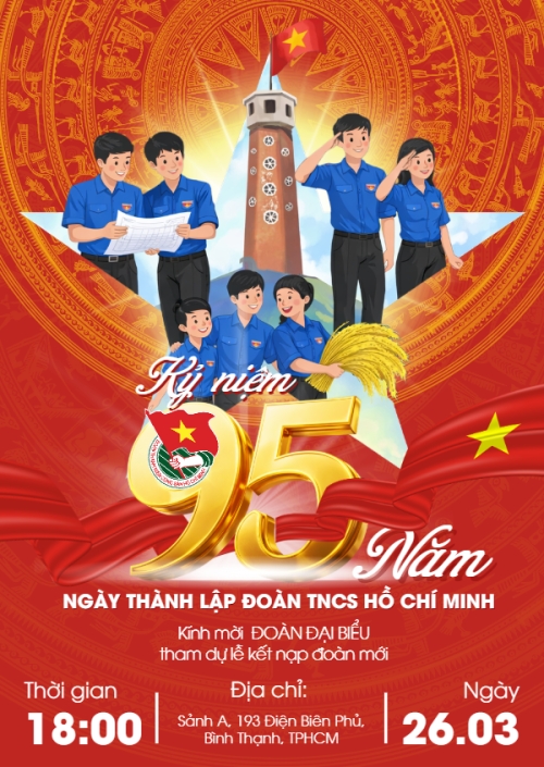 Kỷ niệm ngày thành lập Đoàn TNCS Hồ Chí Minh 26/3