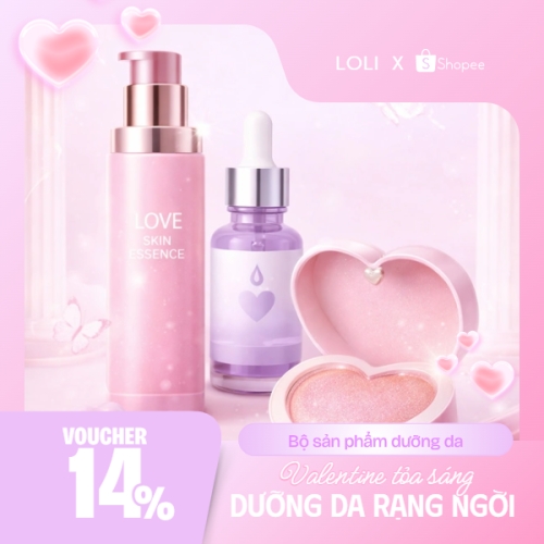 Valentine tỏa sáng dưỡng da rạng ngời