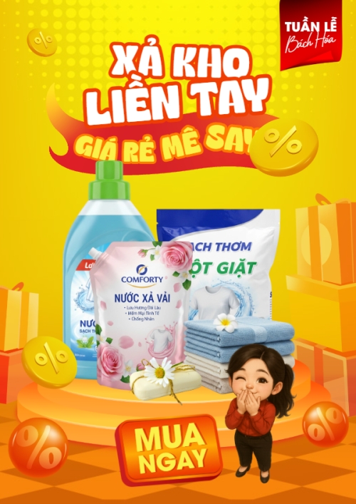 Xả kho liền tay giá rẻ mê say