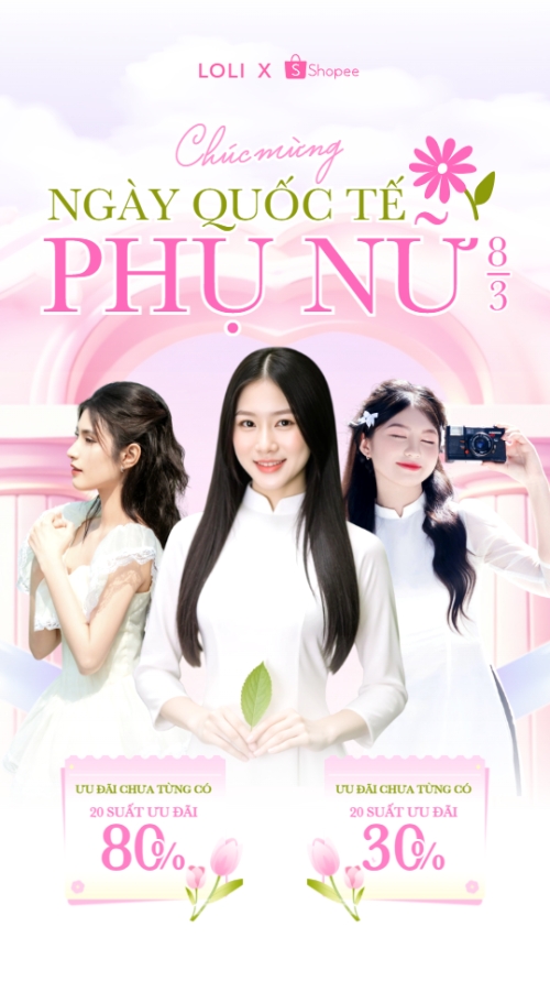 Chúc mừng ngày Quốc tế phụ nữ 8/3