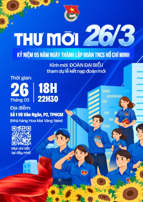 Kỷ niệm ngày thành lập Đoàn TNCS Hồ Chí Minh 26/3