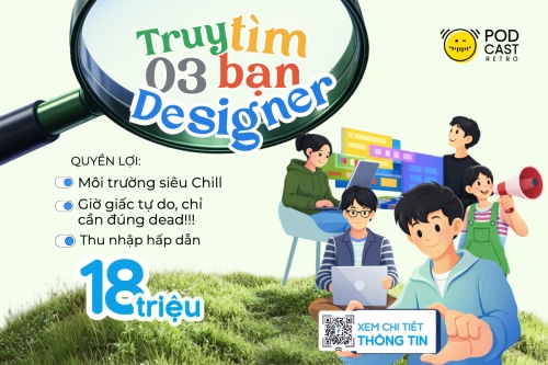 Truy tìm 3 bạn Designer