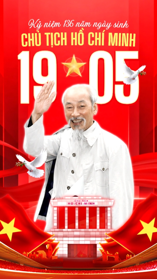 Kỷ niệm 136 năm ngày sinh Chủ tịch Hồ Chí Minh