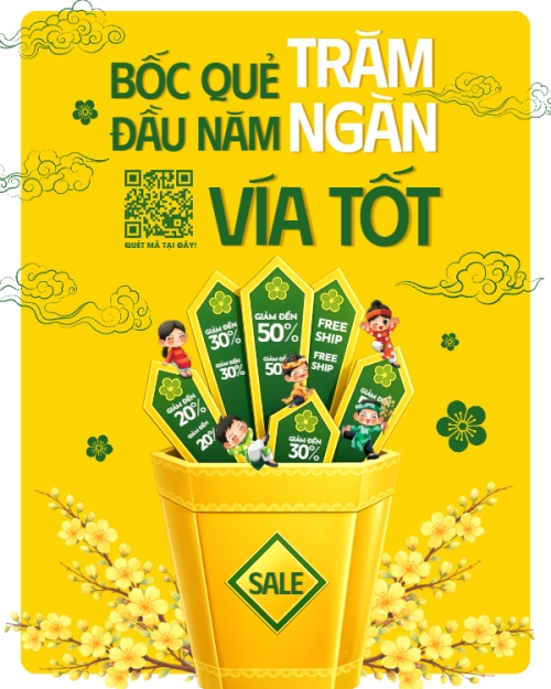 Bốc quẻ đầu năm trăm ngàn vía tốt
