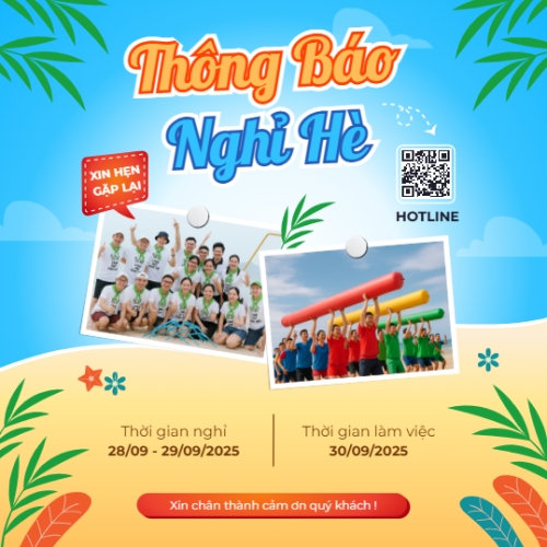 Team building, company trip, thông báo, du lịch, travel, tourism, trải nghiệm, khám phá