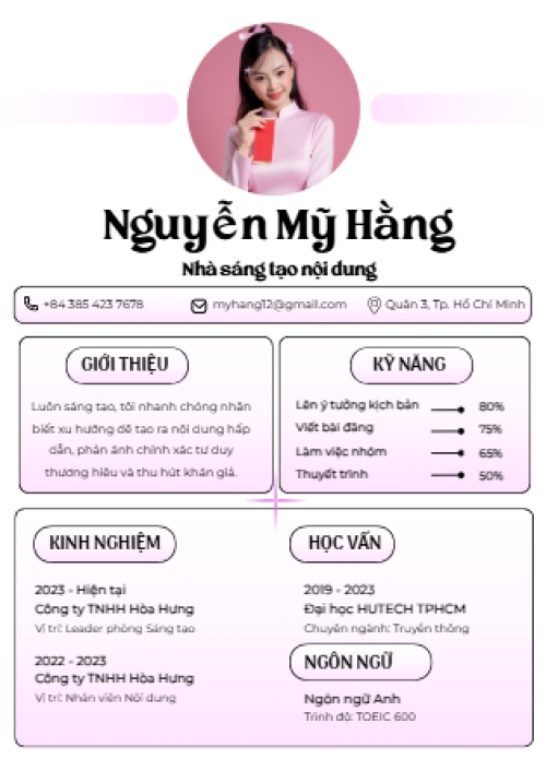 Nhà sáng tạo nội dung, truyền thông, content creator, đơn giản, hiện đại, mordern