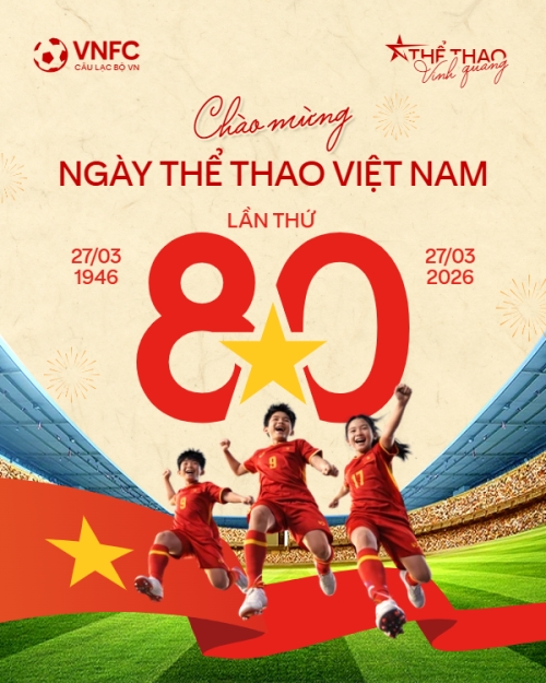 Chào mừng ngày thể thao Việt Nam 27/3