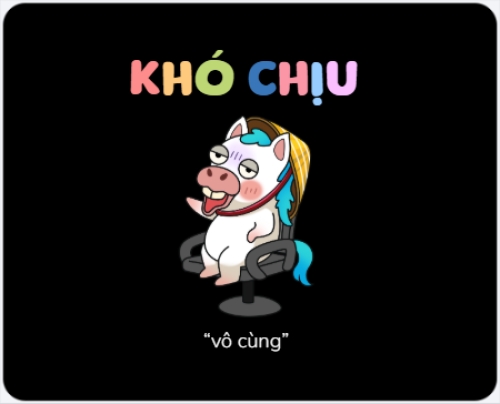 Khó chịu vô cùng