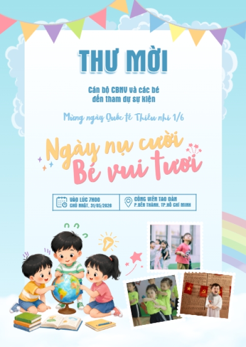 Thư mời Quốc tế thiếu nhi