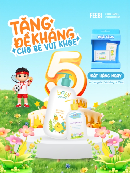 Tăng đề kháng cho bé vui khỏe