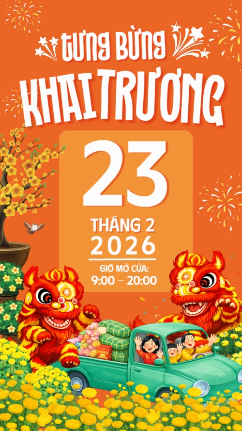 Tưng bừng khai trương