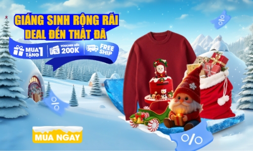 Giáng sinh rộng rãi deal đến thật đã