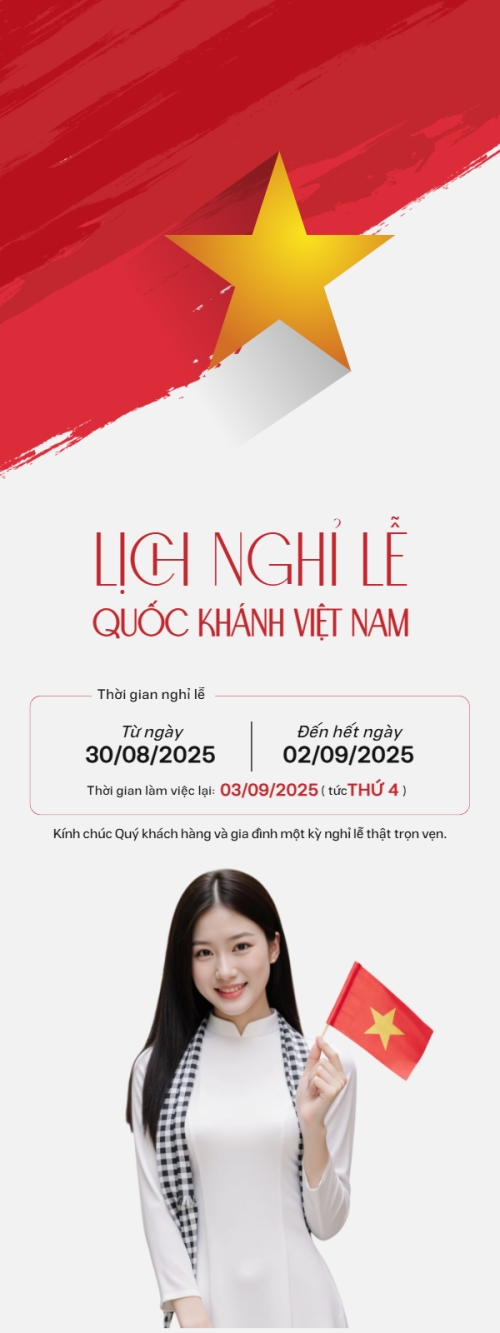 2/9, Quốc Khánh, lễ hội, thông báo, lịch nghỉ, Việt Nam, sự kiện, event, hiện đại, modern