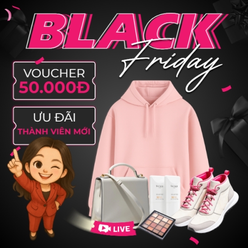 Black Friday mua sắm thả ga