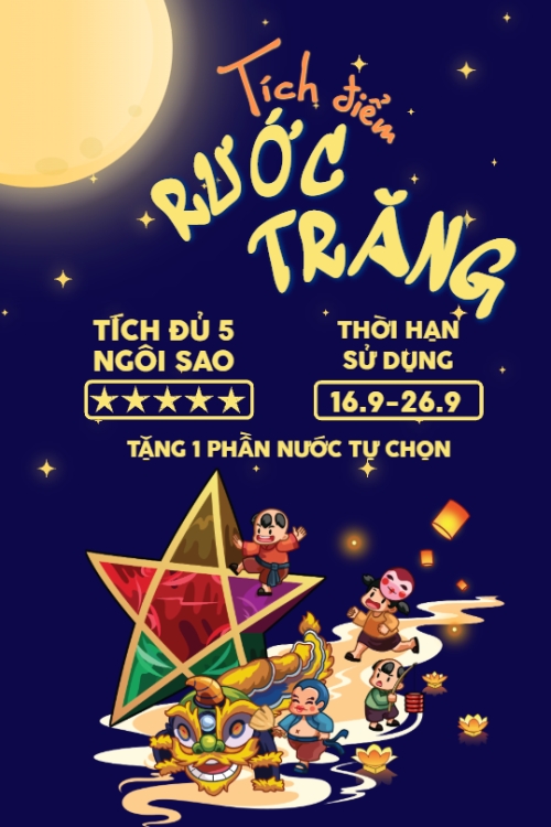 Mẫu Phiếu tích điểm nước uống