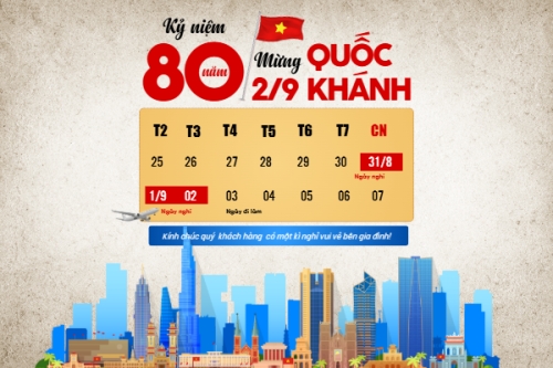 2/9, Quốc Khánh, lễ hội, thông báo, lịch nghỉ, Việt Nam, sự kiện, event, cổ điển, vintage, retro, classic