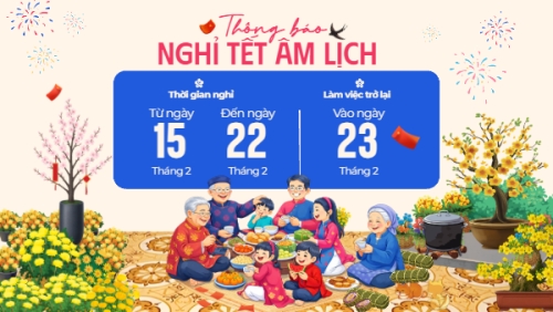 Thông báo nghỉ tết Nguyên Đán