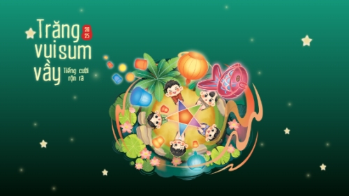 Trung thu, Tết Đoàn Viên, mid-autumn festival, lễ hội, sự kiện, event, âm nhạc, giải trí, dễ thương, cute, chibi, hoạt hình, cartoon