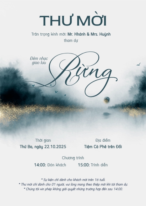 Âm nhạc, music, văn nghệ, giải trí, acoustic, sự kiện, event, giao lưu, simple, đơn giản