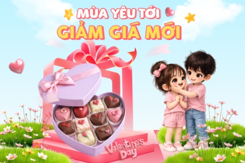 Mùa yêu tới giảm giá mới