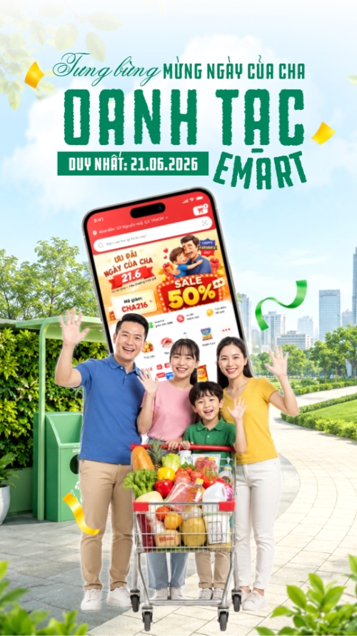Tưng bừng mừng ngày của cha oanh tạc emart