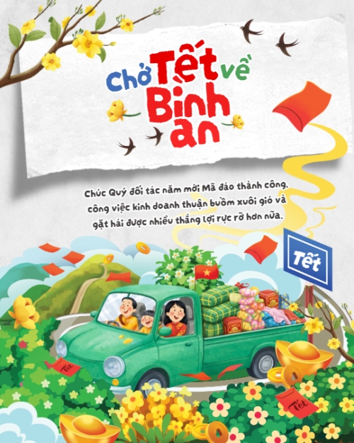 Chở Tết về chở Bình an