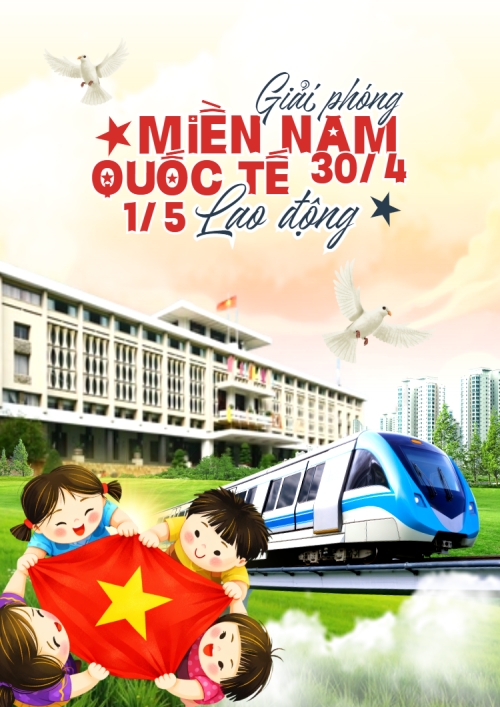 Nhiệt liệt chào mừng ngày Giải phóng miền Nam, thống nhất đất nước