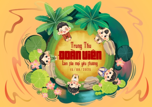 Trung thu, Tết Đoàn Viên, mid-autumn festival, sự kiện, event, dễ thương, cute, chibi, hoạt hình, cartoon — 1