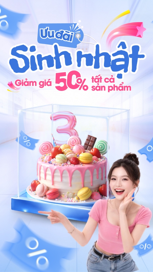 Giảm giá sinh nhật