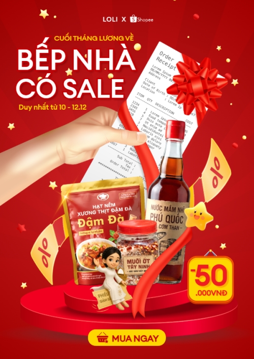 Cuối tháng lương về bếp nhà có sale