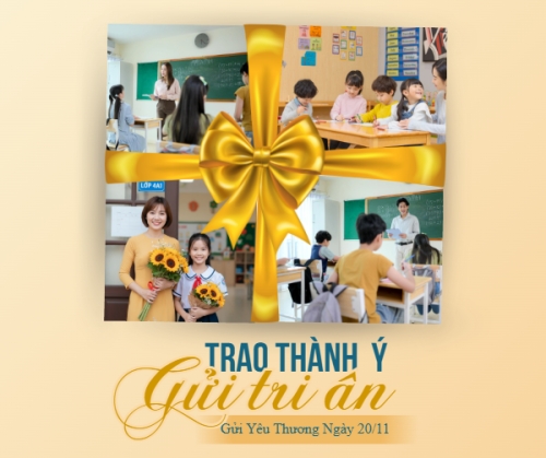 Trao thành ý gửi tri ân