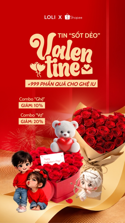 Valentine tặng quà cho ghệ iu