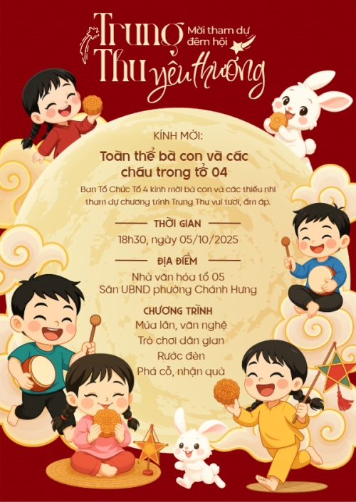 Trung thu, Tết Đoàn Viên, mid-autumn festival, sự kiện, event, dễ thương, cute, chibi, hoạt hình, cartoon