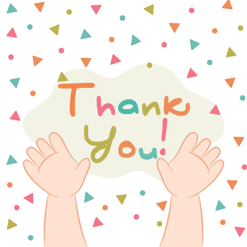 Thank you, cảm ơn, dễ thương, cute, văn phòng, sự kiện, giáo dục