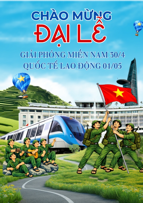 Nhiệt liệt chào mừng ngày Giải phóng miền Nam, thống nhất đất nước