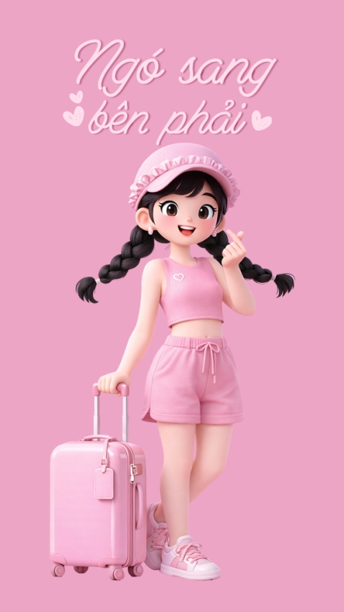 Ngó sang bên phải, nhìn sang bên trái
