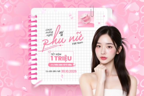 20/10, Ngày phụ nữ Việt Nam, Vietnamese Women's Day, phụ nữ, sự kiện, event, mỹ phẩm, làm đẹp, beauty, hiện đại, modern