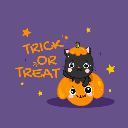 Halloween, lễ hội ma quái, sự kiện, event, thực phẩm, food, dễ thương, cute, chibi, hoạt hình, cartoon