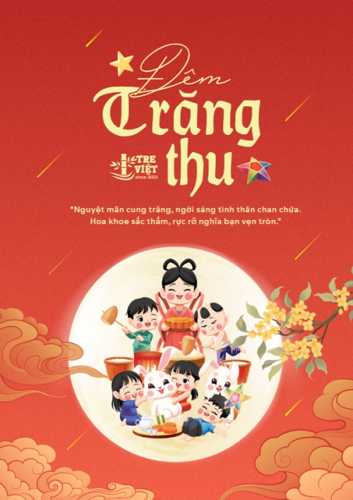 Trung thu, Tết Đoàn Viên, mid-autumn festival, sự kiện, event, lễ hội, festival, dễ thương, cute, hiện đại, modern