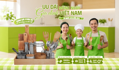 Ưu đãi mừng ngày gia đình Việt Nam