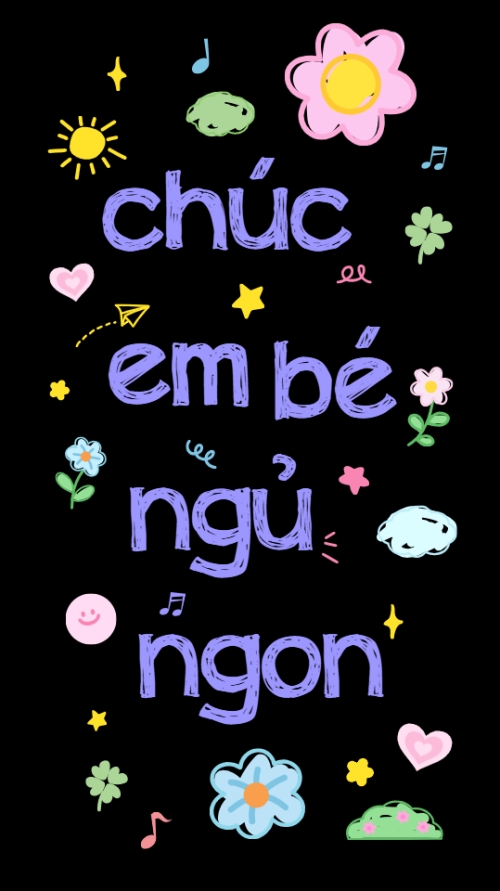 Chúc bé ngủ ngon