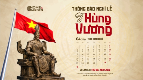 Thông báo nghỉ lễ Giỗ tổ Hùng Vương 2026