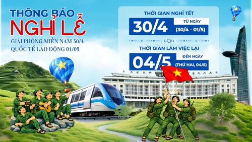 Lịch nghỉ lễ 30/4-1/5